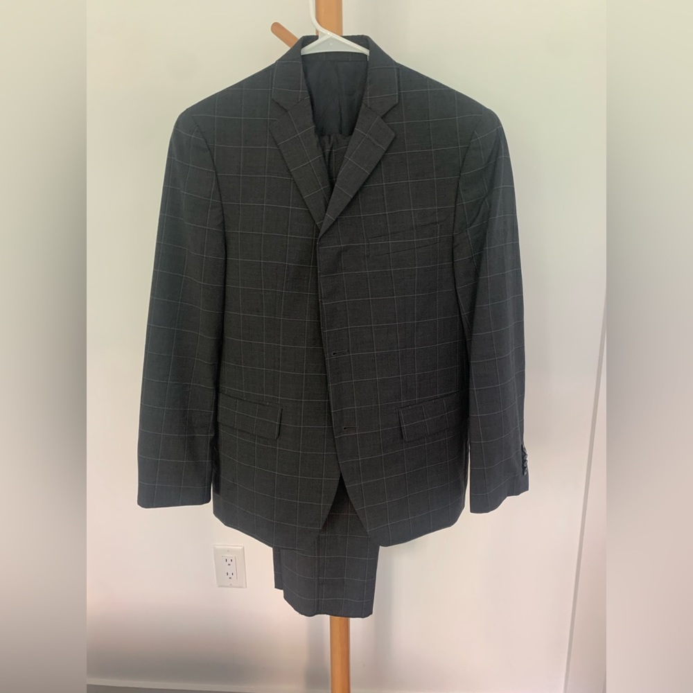 Michael Kors Grey Checkered Suit